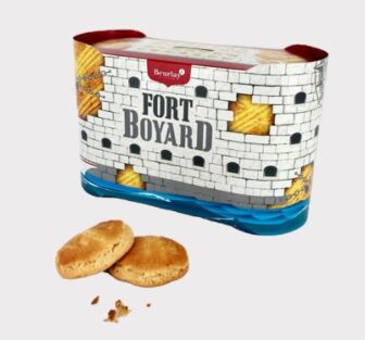 La Boite Carton Fort Boyard de la Pâtisserie Beurlay
